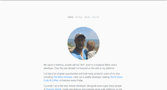 Desktop Screenshot of anthonyterrell.com